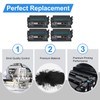 121 Black Toner Cartridge High Yield Replacement for Canon 121