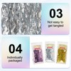 PATIKIL 3 Pack Party Backdrop Decoration, 1mx2m Tinsel Streamer Foil