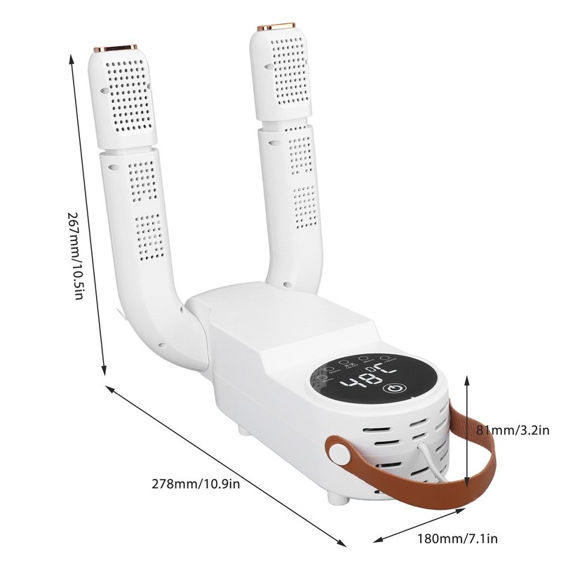 Electric Boot Warmer Machine with Timer Foldable Touch Control 360°
