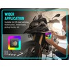 Universal Motorcycle RGB Spot Light, Auxiliary Lamp Light with RGB