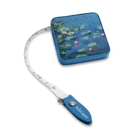 RainCaper Van Gogh Water Lilies Compact Retractable Tape Measure - Portable Dual-Sided Sewing & Crafting Measuring Tool with Easy Push Retractable Button (60"/150cm)
