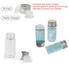 10ml Glass Vials with Screw Caps and Plastic Stoppers, Small
