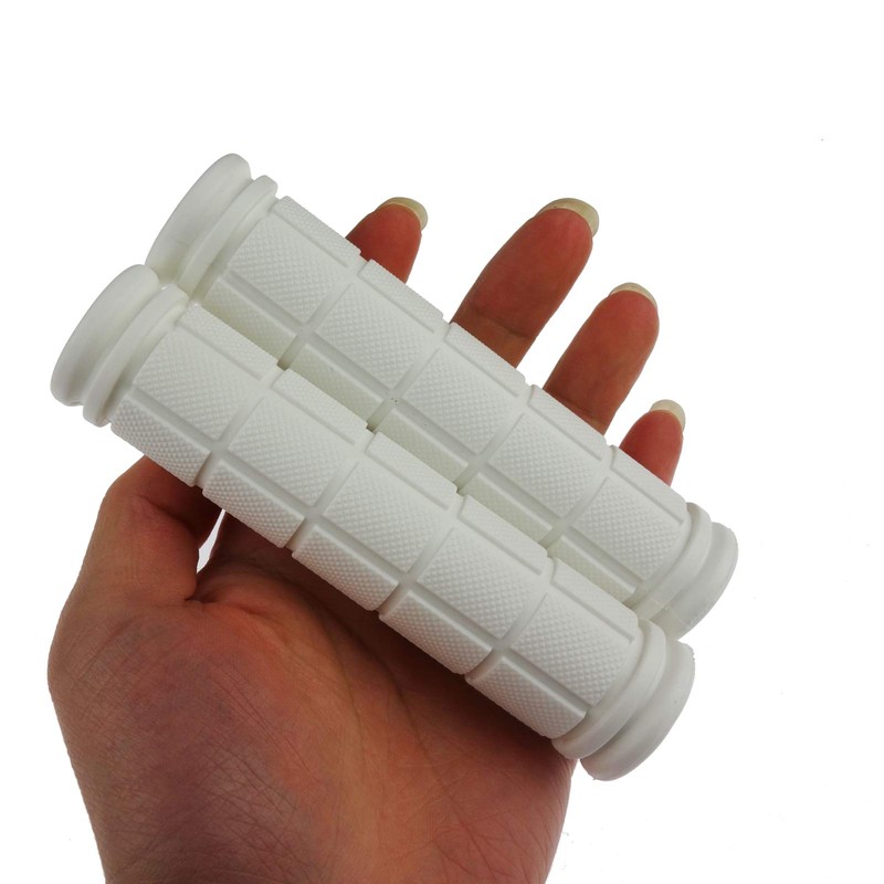 Kasteco 2 Pairs Bicycle Handle Bar Grips Mushroom Grips for