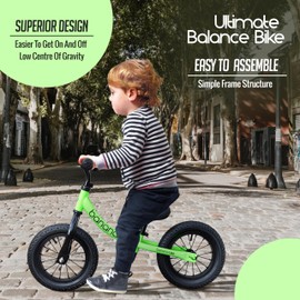 Banana Bike LT Balance Bike for Kids - Lightweight No Pedal Toddler Bikes for 2-5 Year Olds - Durable Aluminium Frame, Adjustable Seat and Handlebar, and and EVA Tires