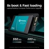 PHIXERO P500 SATA SSD 128GB 3D NAND, Internal harddisk 2.5