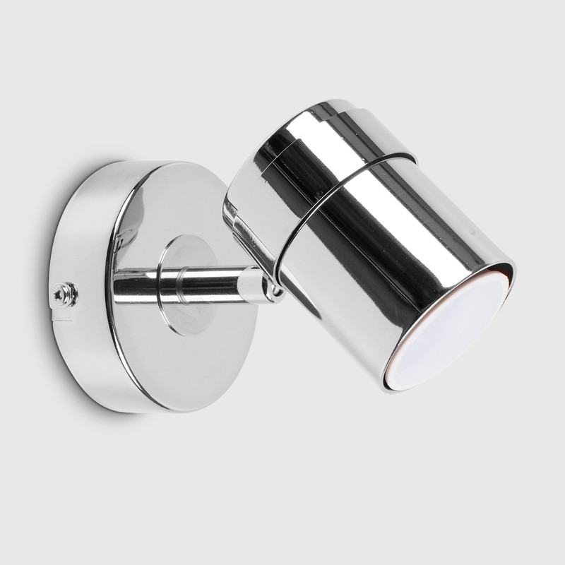 MiniSun | Modern Polished Chrome Single Wall Spotlight Fitting |