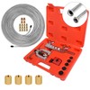MuHize 25 ft 1/4 Brake Line Kit - Zinc Coated