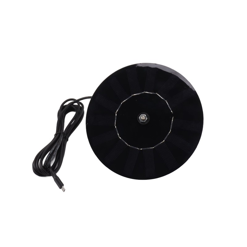 Solar Panel 10W 5V Efficient Conversion Waterproof Round Shape for