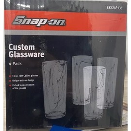 Snap-on Tool Collectible Custom Glassware 4pk