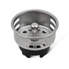 Highcraft 97733-2 Stainless Steel Junior Duo Strainer/Stopper (1.5 inch) Replacement