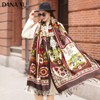 DANA XU 100% Merino Wool Extra Large Pashmina Blanket Travel