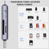Lector de Tarjetas SD USB C y USB A, Adaptador
