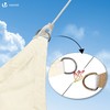 VOUNOT 3x3x3m Sun Shade Sail, Waterproof Outdoor Garden Sails Triangle