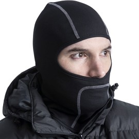 Trespass Unisex Moulder Balaclava, Black, One Size UK