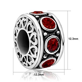 JMQJewelry Wife Husband Skull Anchor Jewelry Praying Hands Prayer Gesture Mom Mother Birthstone Birthday January Red Charms for Bracelets