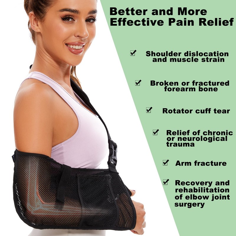 KONSEDIK Mesh Arm Sling - Medical Shoulder Sling for Shower