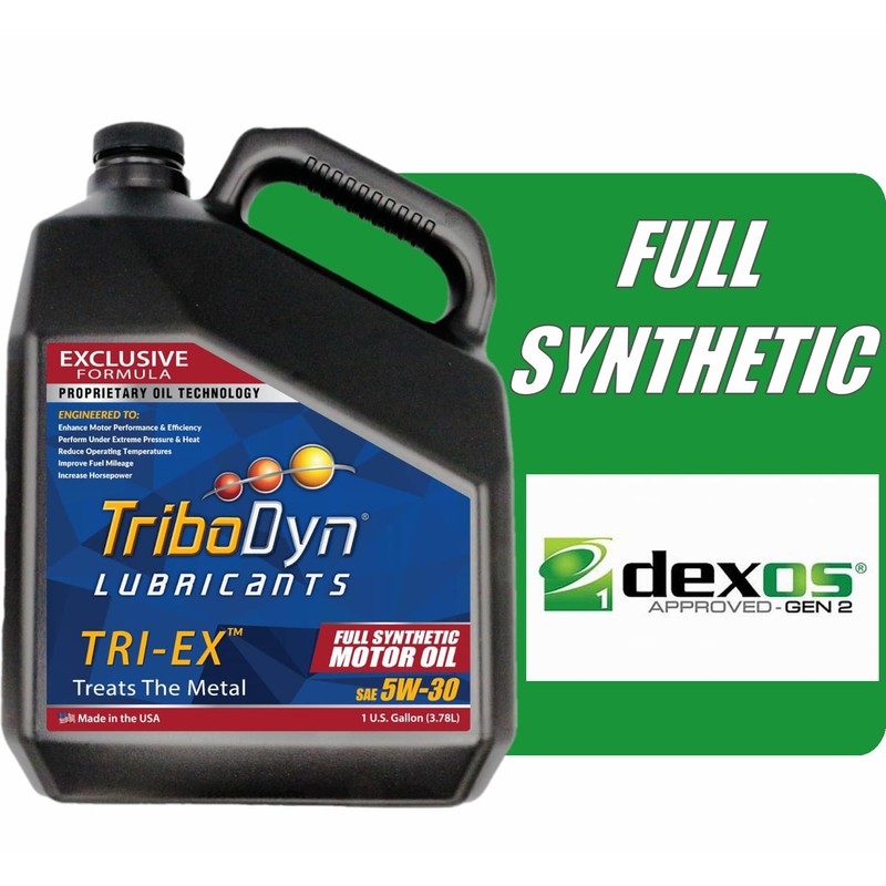 TriboDyn TRI-EX Full Synthetic Motor Oil (5W-30, 1 Gallon)