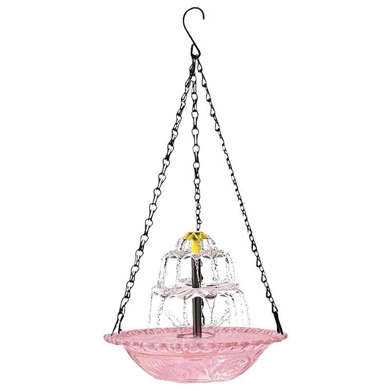 Hanging Solar Bird Bath Fountain for Garden Decor – 3-Tier