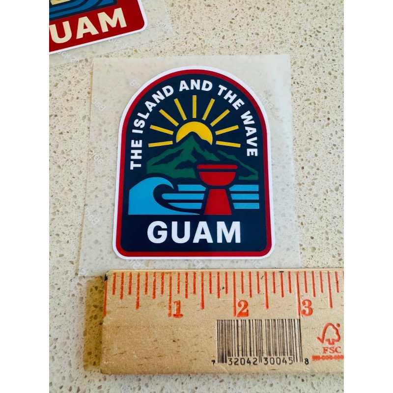 Car Decal 2pc Guam Chamorro Decal Sticker - waterproof fade