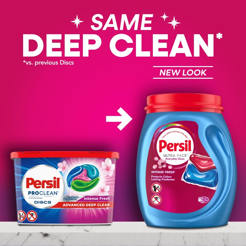 Persil Ultra Pacs Intense Fresh Everyday Clean Laundry Detergent, 42