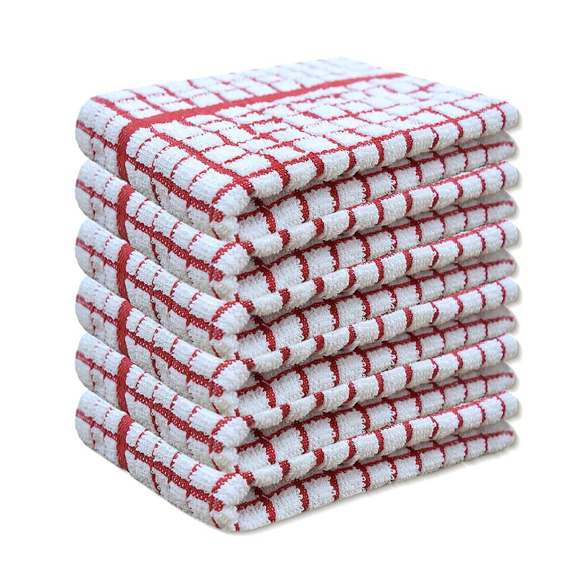 A & B TRADERS 100% Cotton Terry Towelling Tea Towels