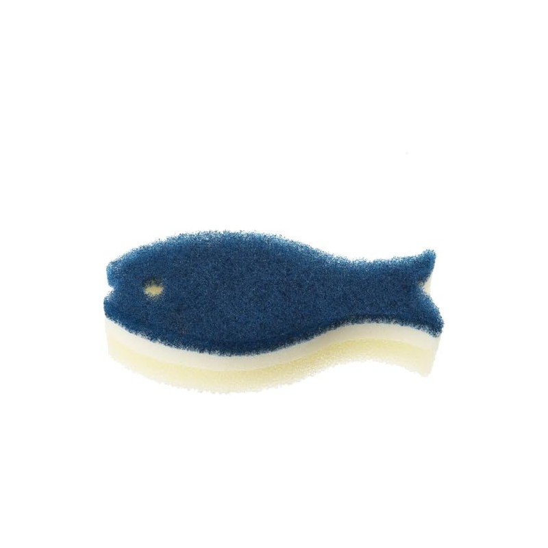 Marna Fish Sponge, Set of 5 (Navy) R463NV