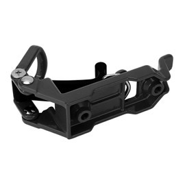 Roof Rack Shovel Mount Heavy Duty Metal Rubber Clamp Mounting Bracket for Shovels Axes and Paddles on Roof Racks Boats and Garage Equipment Zinc Alloy 4 Sets (Black)