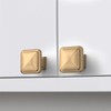 Coinkoly 10 Pack Champagne Bronze Square Dresser Knobs and Pulls