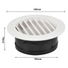 FOCCTS Air Vents Louver 8 Inch, ABS Round Vent Louver