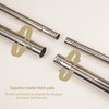 Stainless Steel Canopy Bed Frame Queen Size, Bed Post Poles