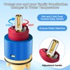(1Pack) JH02BJ HL-40 Shower Cartridge Replacement,40mm Ceramic Pressure Balance Cartridge,for