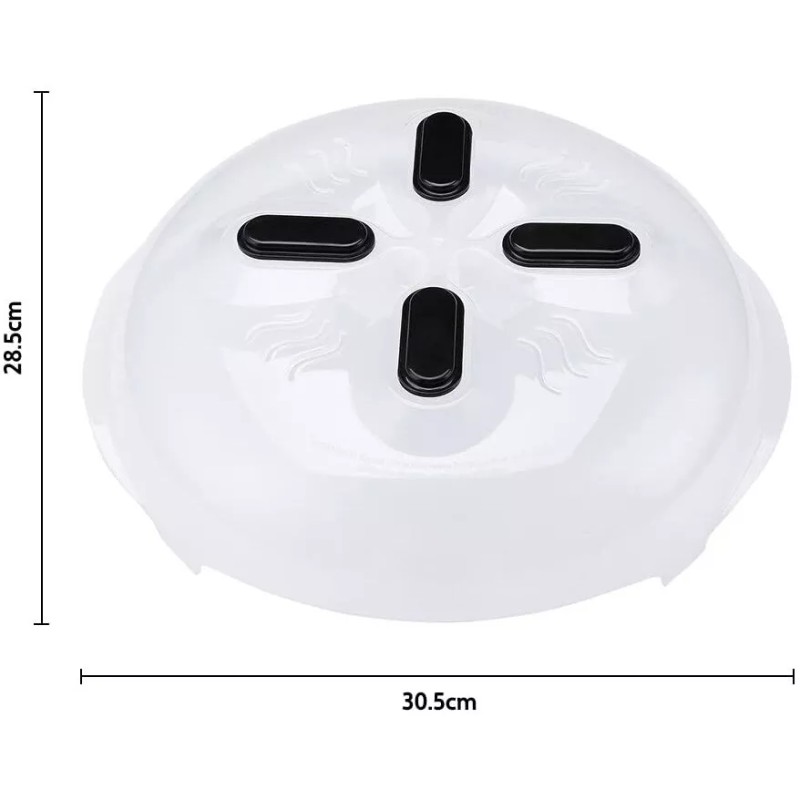 Unbranded Magnetic Microwave Anti Splatter Cover Plate Guard Lid With