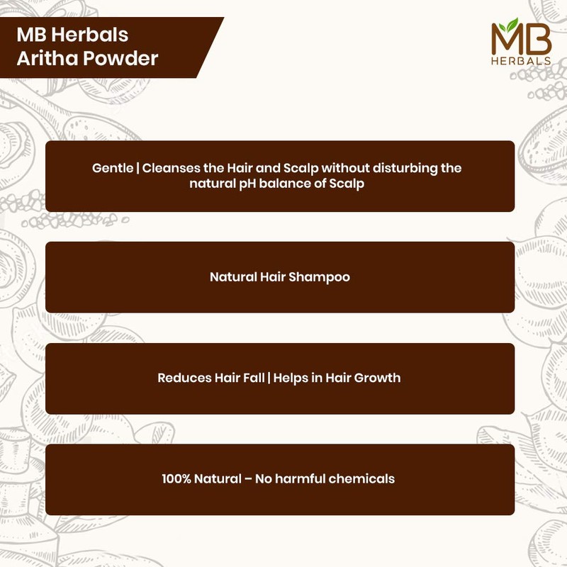 MB Herbals Aritha Powder 8 oz | 227G | 100%