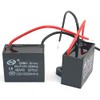 Fasizi 2Pcs CBB61 3.5uF 450V AC 50/60Hz Air Conditioner Fan