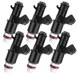 YLATG Fuel Injectors for Honda Accord 2003-2007, Pilot 2005-2011, Odyssey 2005-2017, Ridgeline 2006-2014. For Saturn Vue 2004-2007. For Acura MDX/TL 2003-2008.3.0L/3.2L/3.5L,16450RCAA01(6 Pcs).