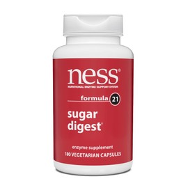 Ness Enzymes - Sugar Digest #21 180 caps