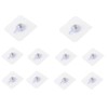WLERIR Self Adhesive Wall Hooks No Drill Picture Hangers 10