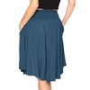 Stretch is Comfort - Falda de bolsillo para mujer, Verde