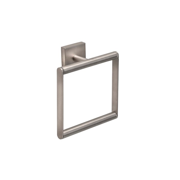 Chiswick Wall Mounted Flexi Fix Towel Ring, Brushed Nickel