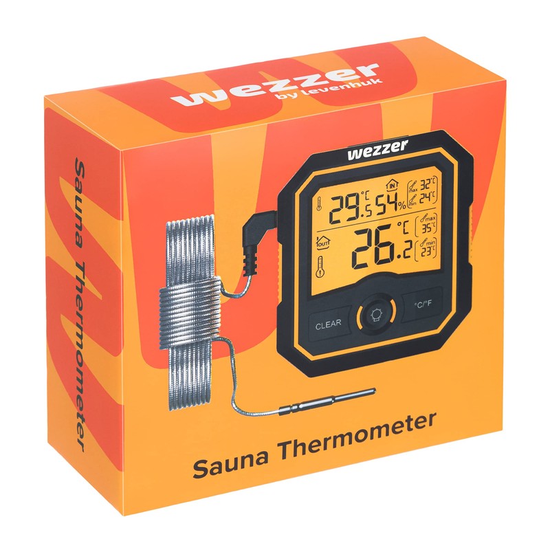 Levenhuk Wezzer SN20 Compact Portable Sauna Measuring Set with Digital