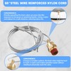 3/8” Air Tank Drain Valve Plug with 60” Cable, Dazakoot