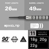 Target Darts EXO Edition 90% Tungsten Darts with Plastic Tip