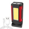 Folded Work Lights Aluminium Alloy USB Charging Magnetic COB Inspection