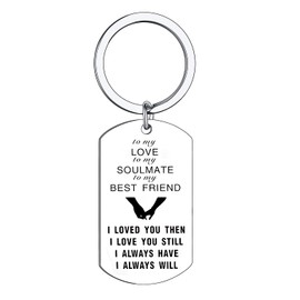 BESPMOSP Couple Keyring Gifts Valentines Gifts for Him Her Anniversary Keychain I Love You Gifts for Boyfriend Girlfriend Husband Wife Keyring Birthday Gifts Wedding Gifts Jewellery