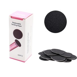 ibubu - 60 discos de repuesto reemplazables para limas de pies eléctricas para quitar callos profesional, herramienta de eliminación de callos para hombres y mujeres, callos de piel dura agrietada