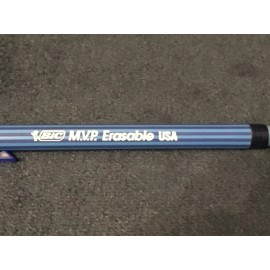 BIC New Old Stock Vintage Bic M.V.P. Erasable Blue Ink Pen made in USA in 2000