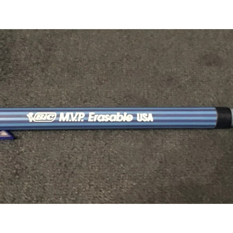 BIC New Old Stock Vintage Bic M.V.P. Erasable Blue Ink