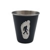 Bigfoot Sasquatch with Redwood Tree Stainless Steel Shot Glass