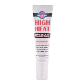 Brock High Heat RTV Sealant & Automotive Adhesive – Industrial Grade Silicone for Heat Tabs, Gaskets, and More – 2.8 oz Tube