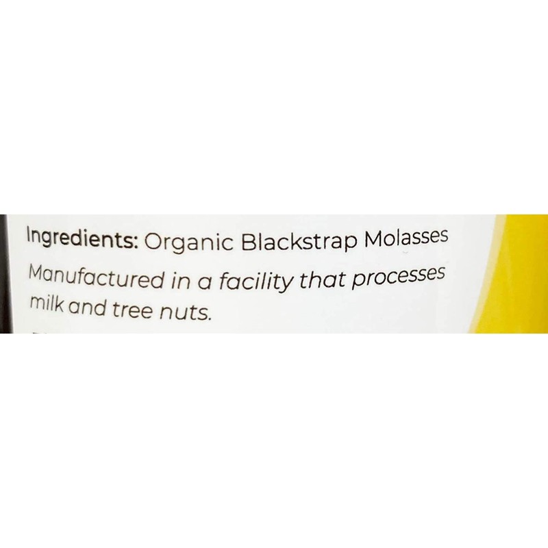 Viva Doria Natural Unsulfured Blackstrap Molasses, 1 lb Glass Jar